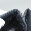 BALLY Shoulder Bag Leather Black Gold Auth 124841-24