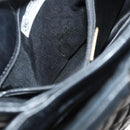 BALLY Shoulder Bag Leather Black Gold Auth 124841-11