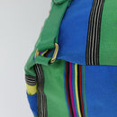 Gianni Versace Backpack Nylon Green Auth 124844-15