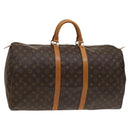 LOUIS VUITTON Monogram Keepall 55 Boston Bag M41424 LV Auth 124846-1