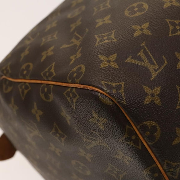 LOUIS VUITTON Monogram Keepall 55 Boston Bag M41424 LV Auth 124846