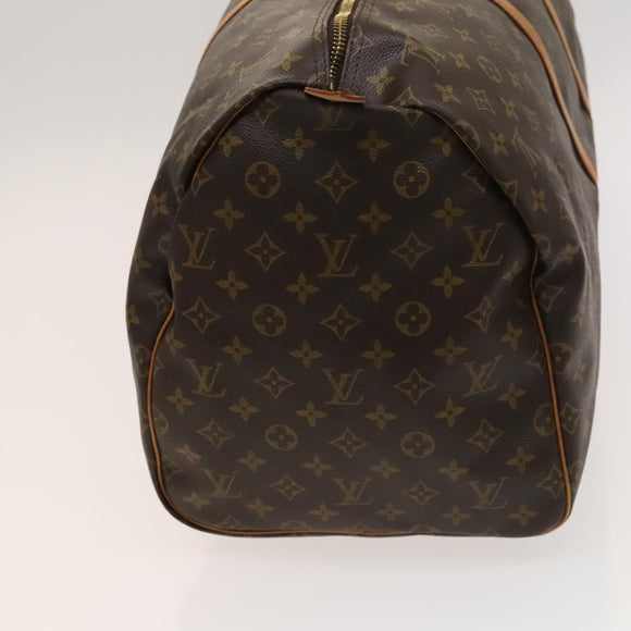 LOUIS VUITTON Monogram Keepall 55 Boston Bag M41424 LV Auth 124846