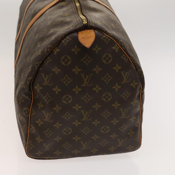 LOUIS VUITTON Monogram Keepall 55 Boston Bag M41424 LV Auth 124846