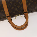LOUIS VUITTON Monogram Keepall 55 Boston Bag M41424 LV Auth 124846-7