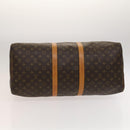 LOUIS VUITTON Monogram Keepall 55 Boston Bag M41424 LV Auth 124846-5