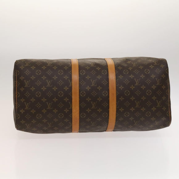 LOUIS VUITTON Monogram Keepall 55 Boston Bag M41424 LV Auth 124846