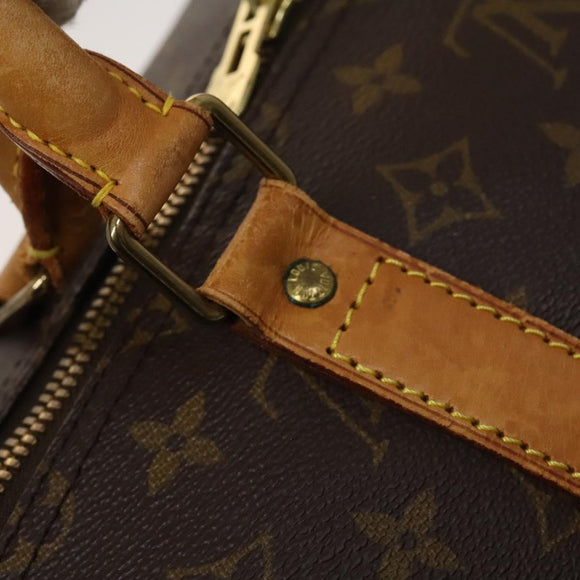 LOUIS VUITTON Monogram Keepall 55 Boston Bag M41424 LV Auth 124848