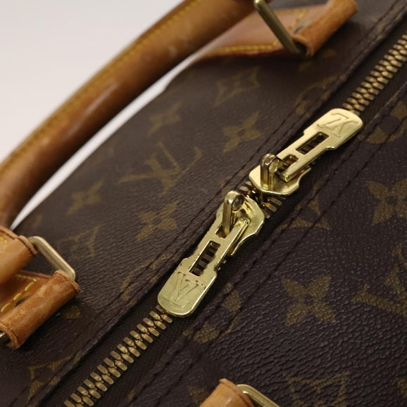 LOUIS VUITTON Monogram Keepall 55 Boston Bag M41424 LV Auth 124848
