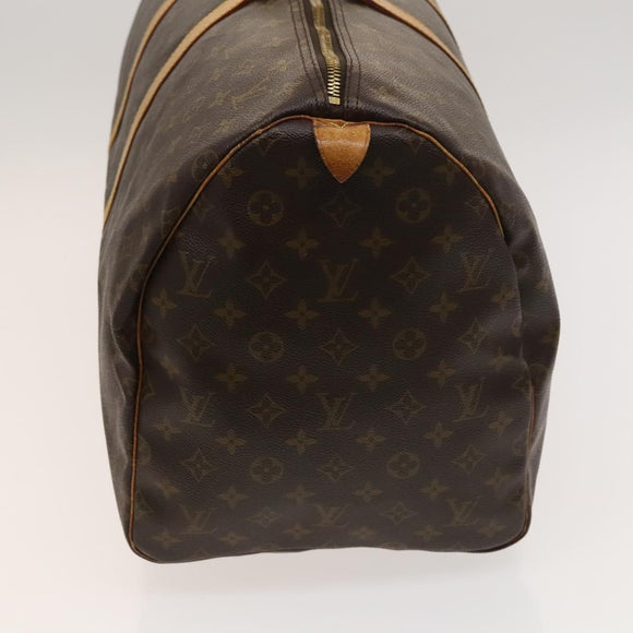 LOUIS VUITTON Monogram Keepall 55 Boston Bag M41424 LV Auth 124848