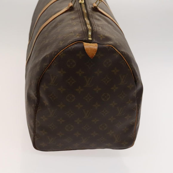 LOUIS VUITTON Monogram Keepall 55 Boston Bag M41424 LV Auth 124848