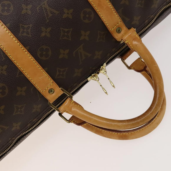 LOUIS VUITTON Monogram Keepall 55 Boston Bag M41424 LV Auth 124848