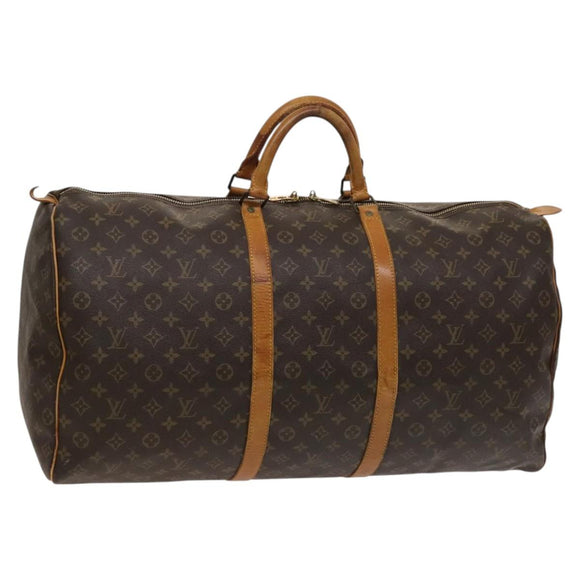 LOUIS VUITTON Monogram Keepall 60 Boston Bag M41422 LV Auth 124850