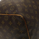 LOUIS VUITTON Monogram Keepall 60 Boston Bag M41422 LV Auth 124850-15