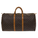 LOUIS VUITTON Monogram Keepall 60 Boston Bag M41422 LV Auth 124850-13