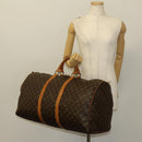LOUIS VUITTON Monogram Keepall 60 Boston Bag M41422 LV Auth 124850-21