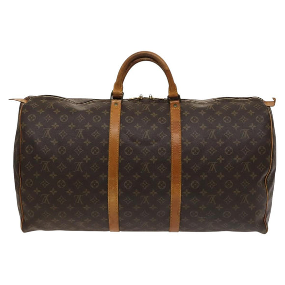 LOUIS VUITTON Monogram Keepall 60 Boston Bag M41422 LV Auth 124850