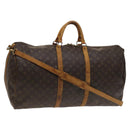 LOUIS VUITTON Monogram Keepall Bandouliere 60 Boston Bag M41412 LV Auth 124854-1