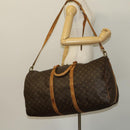 LOUIS VUITTON Monogram Keepall Bandouliere 60 Boston Bag M41412 LV Auth 124854-23