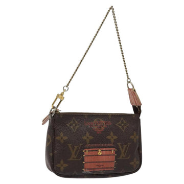 LOUIS VUITTON Monogram Trunk Mini Pochette Accessoires Pouch M60417 Auth 124875