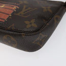 LOUIS VUITTON Monogram Trunk Mini Pochette Accessoires Pouch M60417 Auth 124875-10