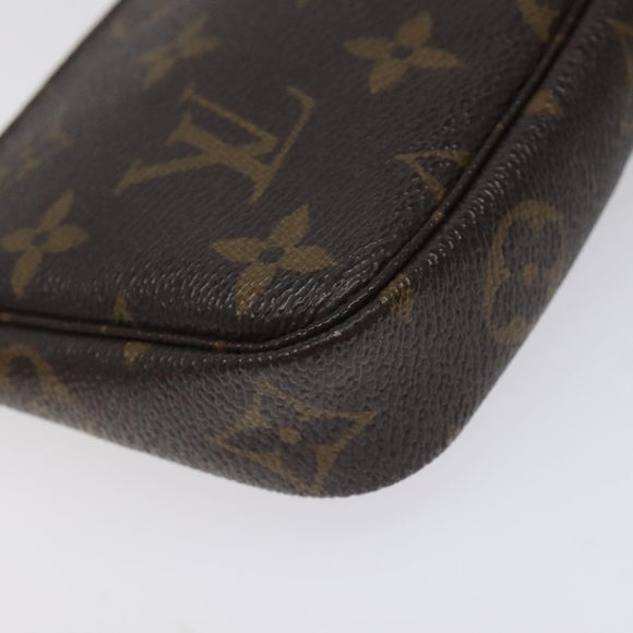 LOUIS VUITTON Monogram Trunk Mini Pochette Accessoires Pouch M60417 Auth 124875
