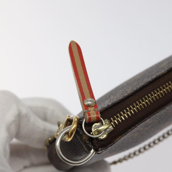 LOUIS VUITTON Monogram Trunk Mini Pochette Accessoires Pouch M60417 Auth 124875