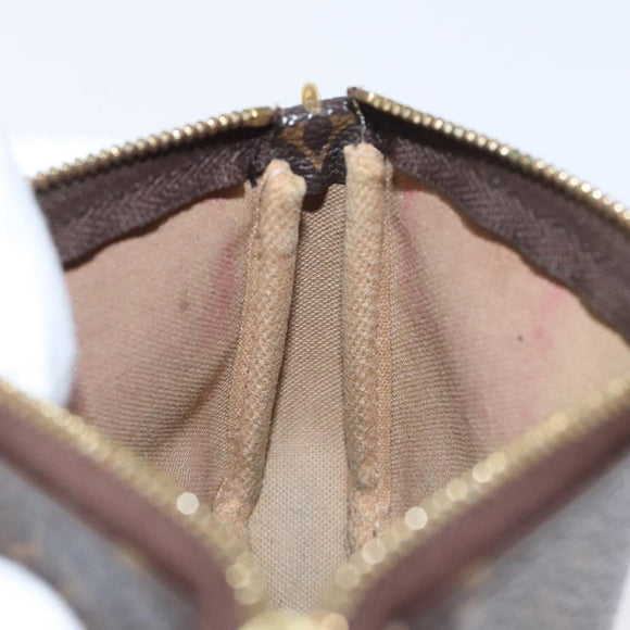 LOUIS VUITTON Monogram Trunk Mini Pochette Accessoires Pouch M60417 Auth 124875