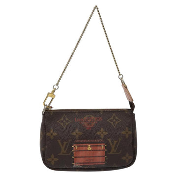 LOUIS VUITTON Monogram Trunk Mini Pochette Accessoires Pouch M60417 Auth 124875 - 0