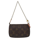 LOUIS VUITTON Monogram Trunk Mini Pochette Accessoires Pouch M60417 Auth 124875-3