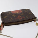 LOUIS VUITTON Monogram Trunk Mini Pochette Accessoires Pouch M60417 Auth 124875-6