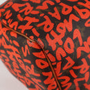 LOUIS VUITTON Monogram Graffiti Speedy 30 Hand Bag Orange M93705 Auth 124885V-9