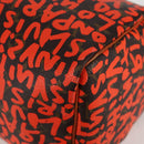 LOUIS VUITTON Monogram Graffiti Speedy 30 Hand Bag Orange M93705 Auth 124885V-14
