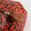 LOUIS VUITTON Monogram Graffiti Speedy 30 Hand Bag Orange M93705 Auth 124885V-19