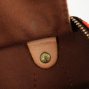 LOUIS VUITTON Monogram Graffiti Speedy 30 Hand Bag Orange M93705 Auth 124885AV-11