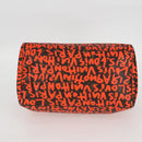 LOUIS VUITTON Monogram Graffiti Speedy 30 Hand Bag Orange M93705 Auth 124885V-5