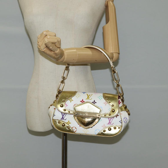 LOUIS VUITTON Monogram Multicolor Marilyn All Bag White M40206 LV Auth 124890SAV