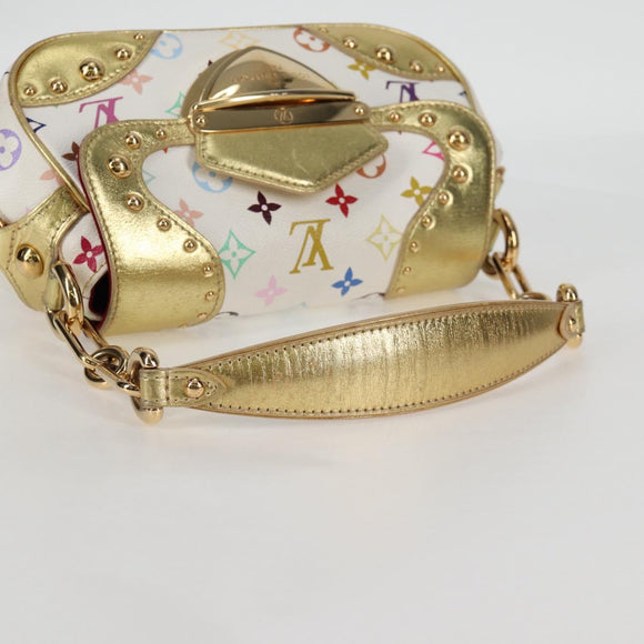 LOUIS VUITTON Monogram Multicolor Marilyn All Bag White M40206 LV Auth 124890AV