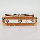 LOUIS VUITTON Multicolor Ribbon Pochette I Miss You Bag M92051 Auth 124891AV-10