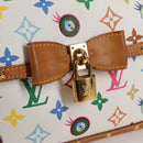 LOUIS VUITTON Multicolor Ribbon Pochette I Miss You Bag M92051 Auth 124891AV-15