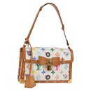 LOUIS VUITTON Multicolor Ribbon Pochette I Miss You Bag M92051 Auth 124891AV-1