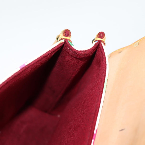 LOUIS VUITTON Multicolor Ribbon Pochette I Miss You Bag M92051 Auth 124891AV