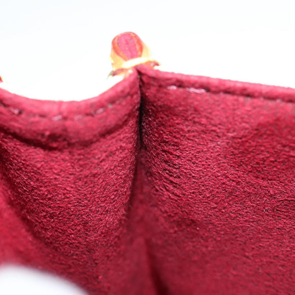 LOUIS VUITTON Multicolor Ribbon Pochette I Miss You Bag M92051 Auth 124891AV