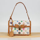 LOUIS VUITTON Multicolor Ribbon Pochette I Miss You Bag M92051 Auth 124891AV-25