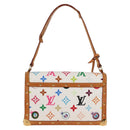 LOUIS VUITTON Multicolor Ribbon Pochette I Miss You Bag M92051 Auth 124891AV-3