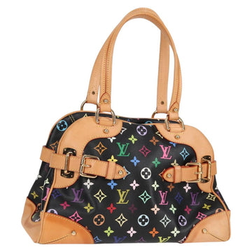LOUIS VUITTON Monogram Multicolor Claudia Hand Bag Black M40194 LV Auth 124894AV