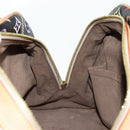 LOUIS VUITTON Monogram Multicolor Claudia Hand Bag Black M40194 LV Auth 124894SAV-18