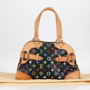 LOUIS VUITTON Monogram Multicolor Claudia Hand Bag Black M40194 LV Auth 124894SAV-23