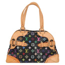 LOUIS VUITTON Monogram Multicolor Claudia Hand Bag Black M40194 LV Auth 124894SAV-2