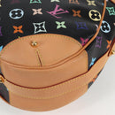 LOUIS VUITTON Monogram Multicolor Greta Shoulder Bag Black M40196 Auth 124895SAV-15