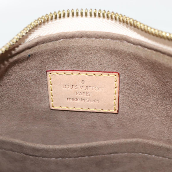LOUIS VUITTON Monogram Multicolor Greta Shoulder Bag Black M40196 Auth 124895SAV
